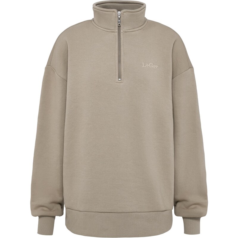 LeGer by Lena Gercke Mikina Jenny tmavobéžová 65884978