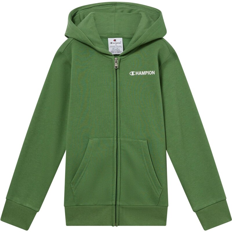 Champion Authentic Athletic Apparel Tepláková bunda zelená / biela 64758076