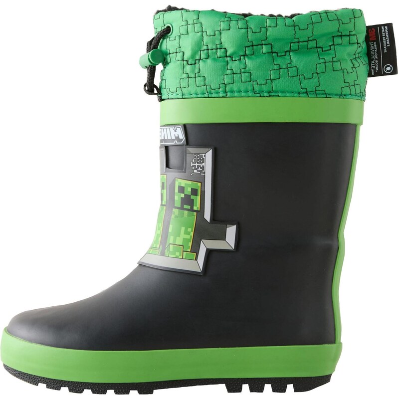 Next Gumáky Minecraft sivá / zelená / svetlozelená / čierna 65883448