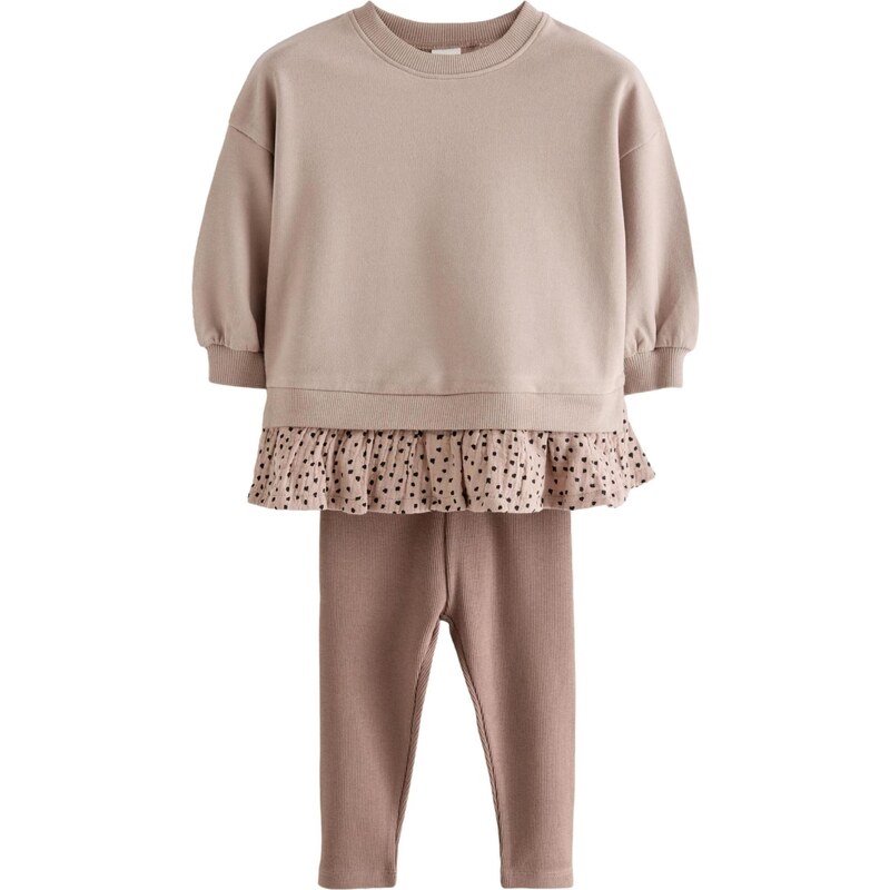 Next Set svetlohnedá / čierna 65874045