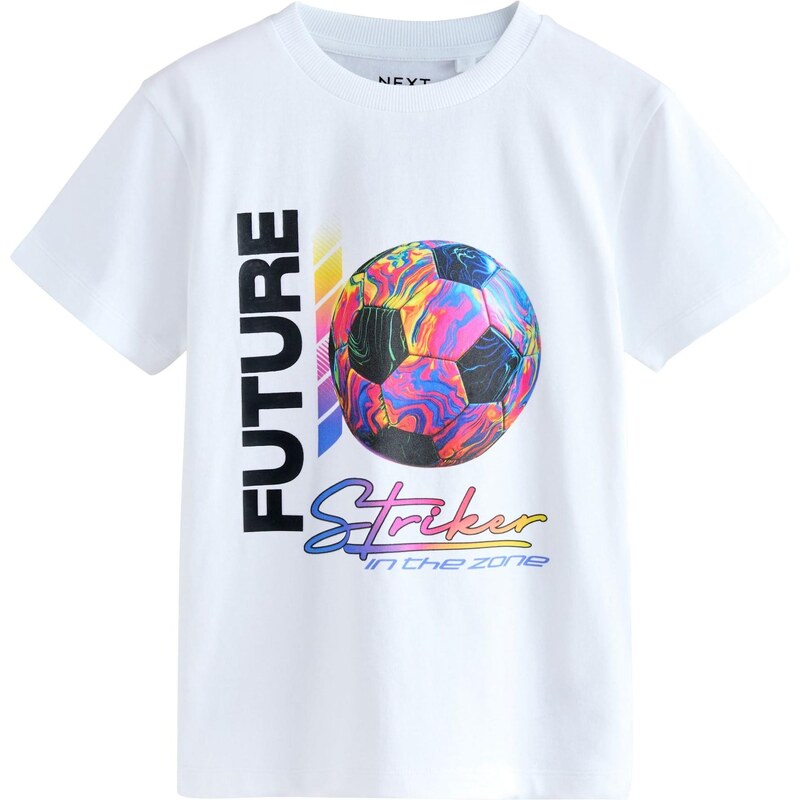 Next Tričko modrá / fialová / čierna / biela 65880227