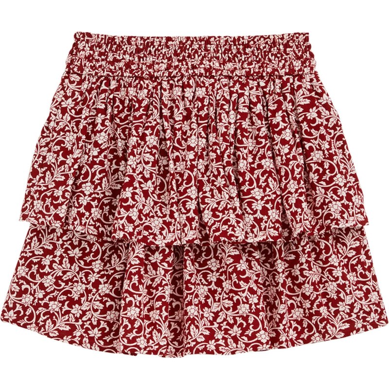 WE Fashion Sukňa červená / biela 65812057