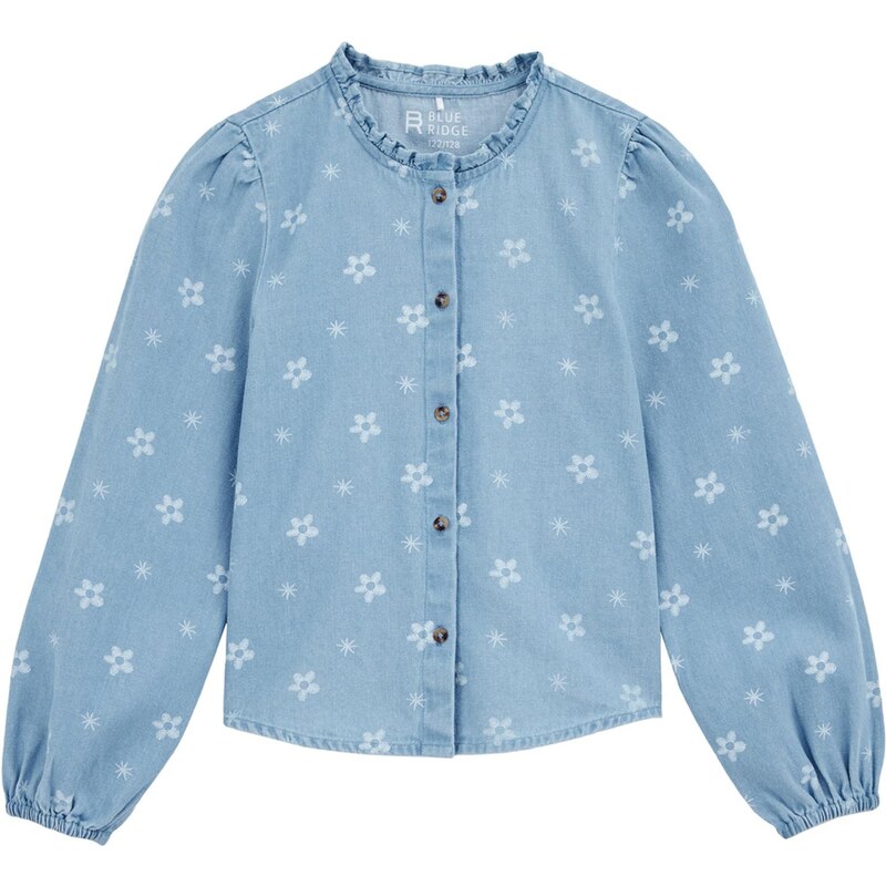 WE Fashion Blúzka svetlomodrá / biela 65883034