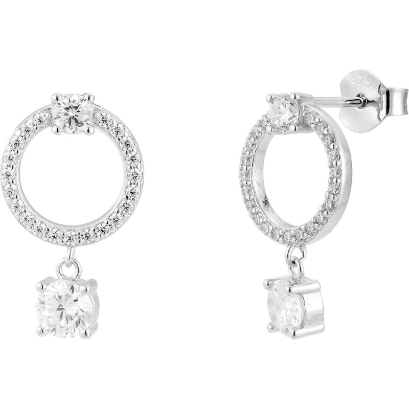 Olivie Stříbrné náušnice KRUH 9614 64763494