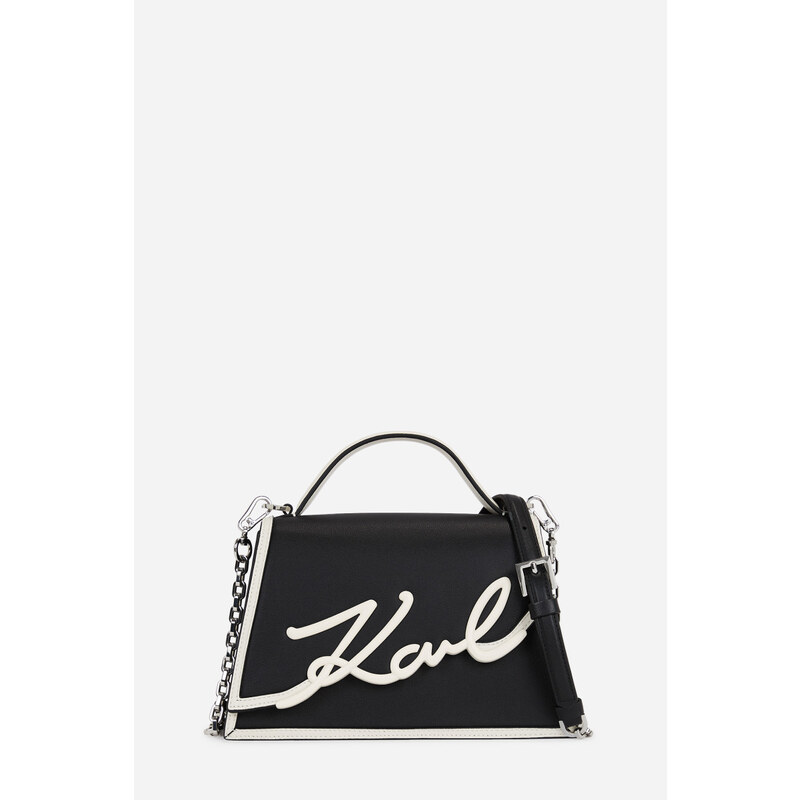 KABELKA KARL LAGERFELD K/SIGNATURE 2.0 SP SM CB BL/WH 64780739