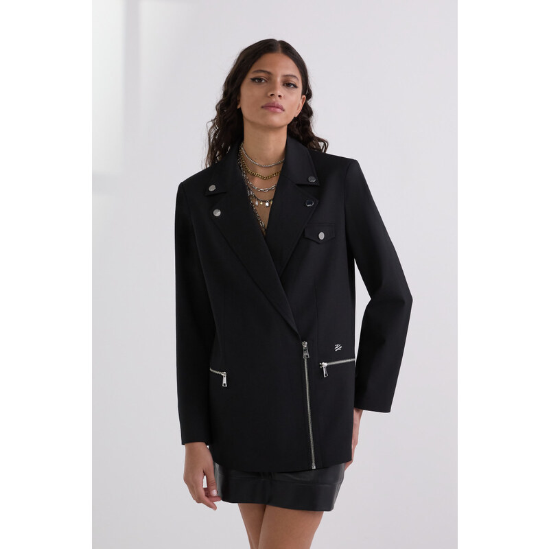 SAKO KARL LAGERFELD FASHION BIKER BLAZER 64780796