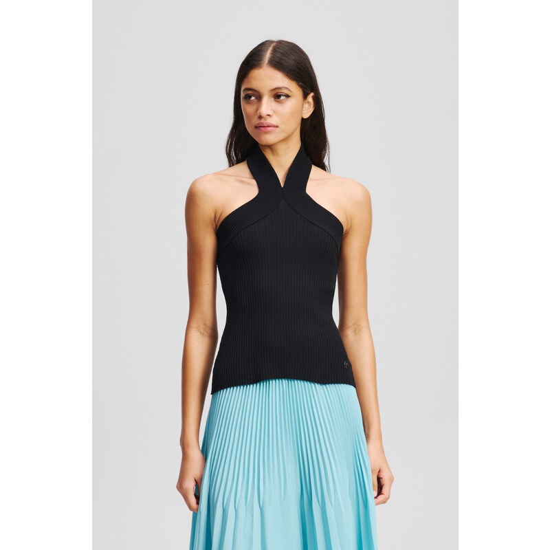 SVETER KARL LAGERFELD HALTERNECK KNIT TANK 64780812