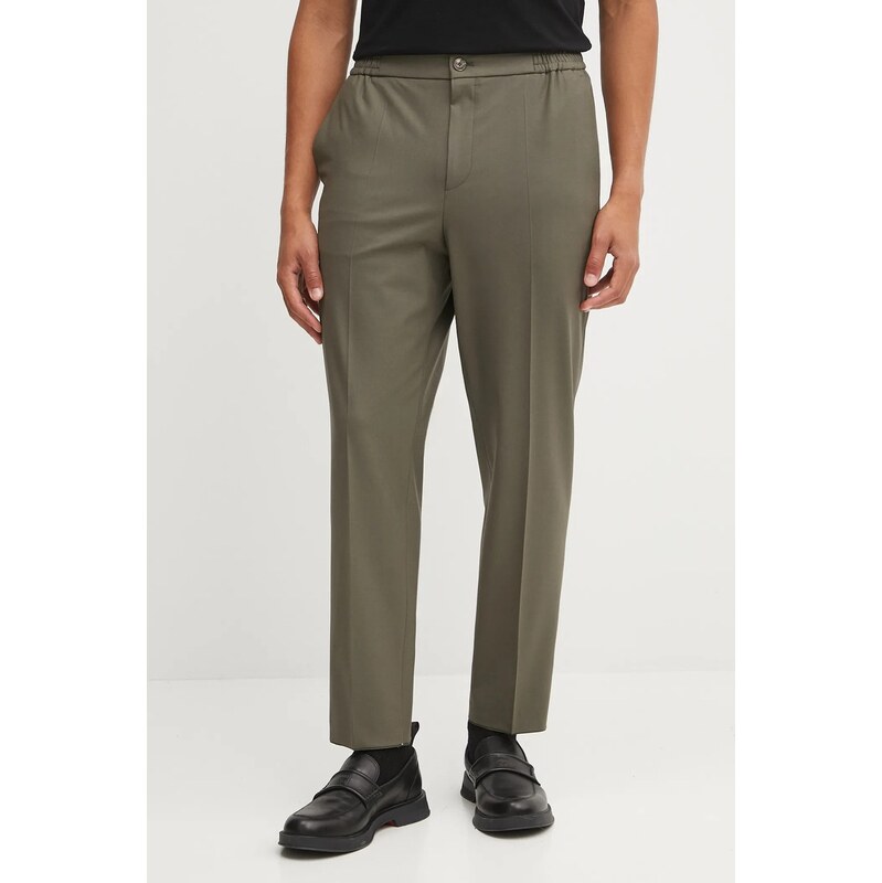 Vlnené nohavice HUGO Gos233F1X 64767363