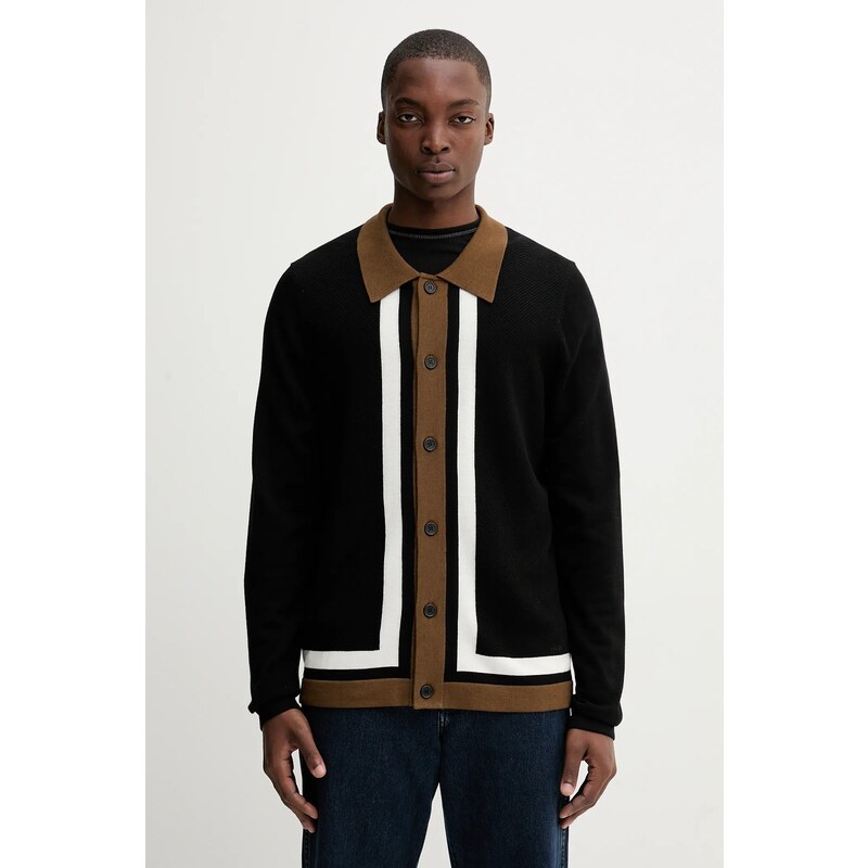 Vlnený kardigán HUGO Splon 64767492