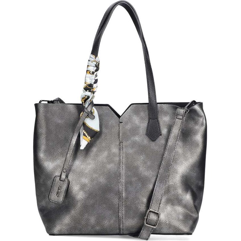 Dámska kabelka RIEKER H1006-42 strieborná W5 64776047