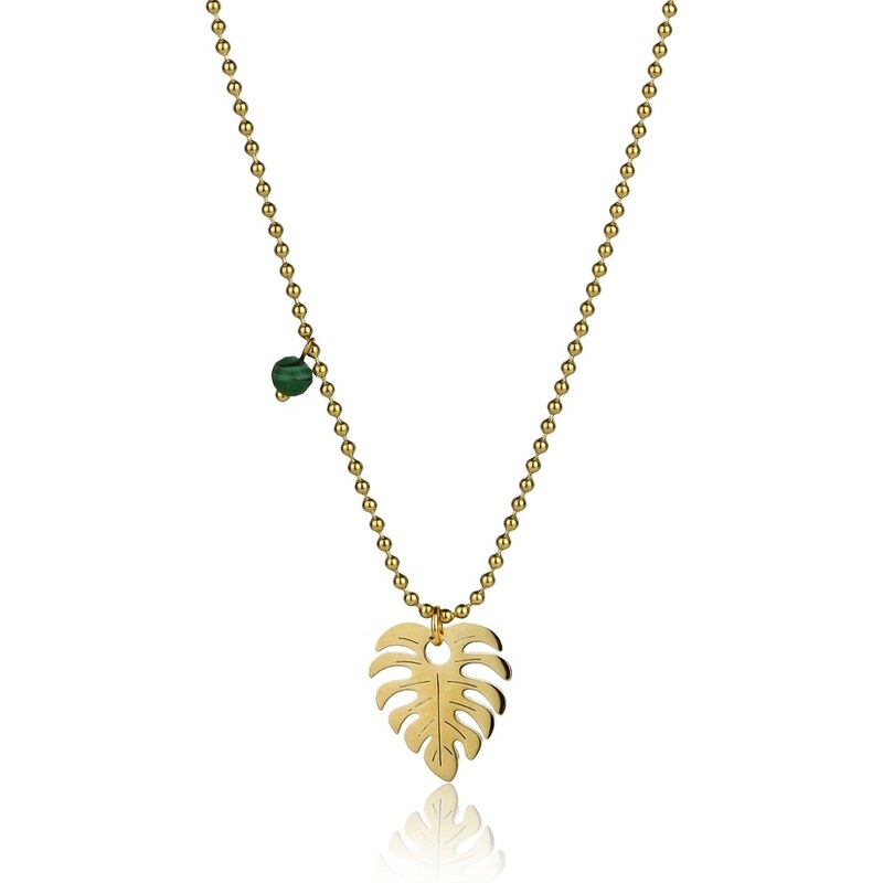 Emily Westwood Originálny pozlátený náhrdelník Lístok Katherine 66592271