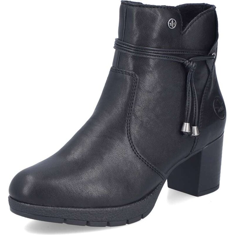 Dámska členková obuv RIEKER 77667-00 čierna W5 64794712