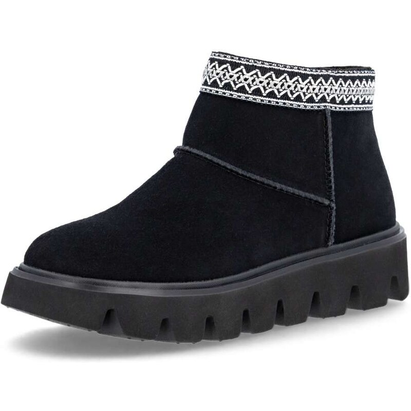 Dámska členková obuv RIEKER W2074-00 čierna W5 64794716