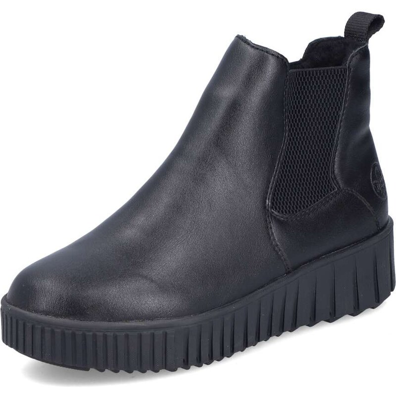 Dámska členková obuv RIEKER Y6151-00 čierna W5 64794717