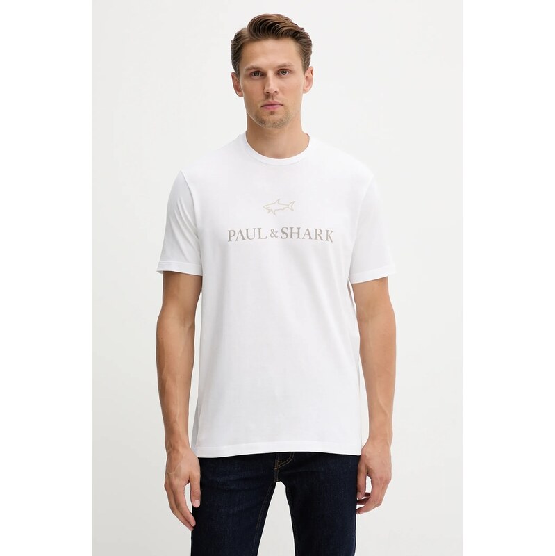 Bavlnené tričko Paul&Shark Knitwear 64795020