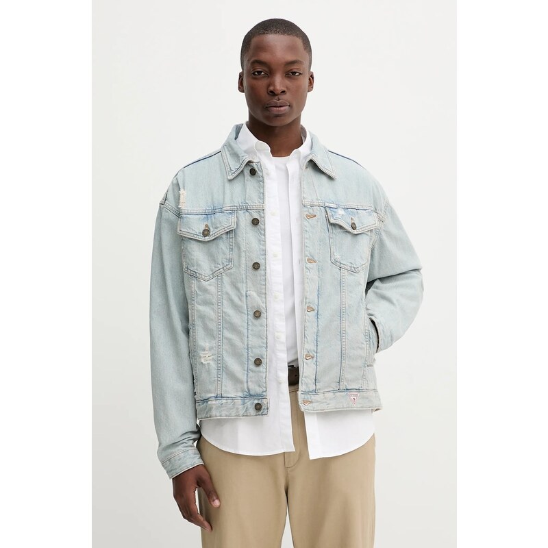 Rifľová bunda Guess Jeans 64800169