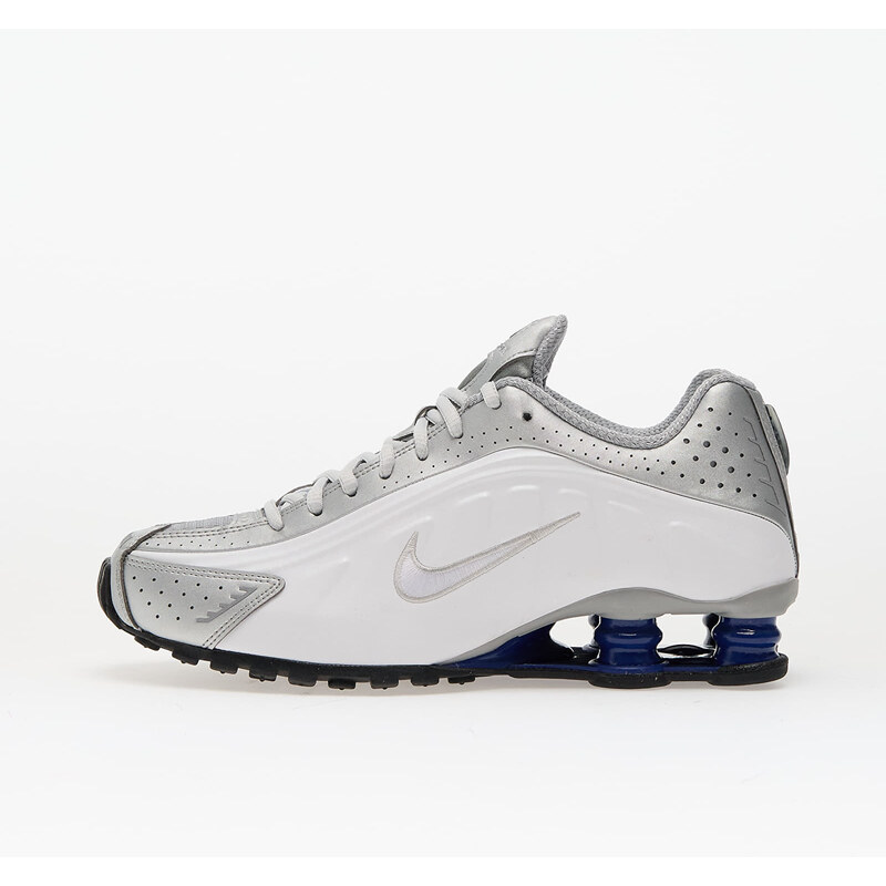 Nike Shox R4 White/ White-Mtlc Silver-Deep Royal Blue-Black 64797927