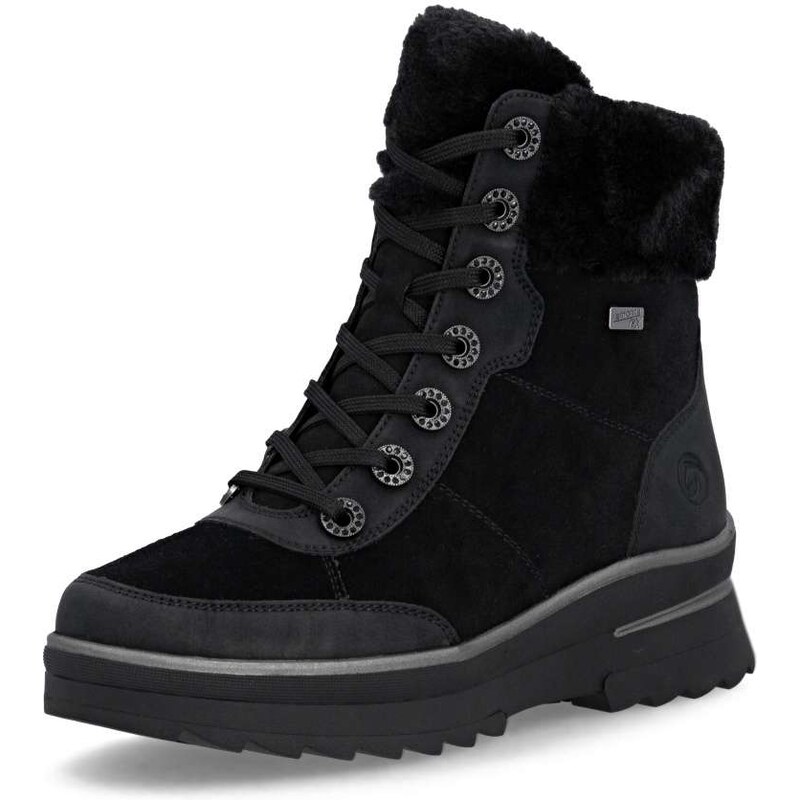 RIEKER Dámska členková obuv REMONTE D2B75-02 čierna W5 64797838