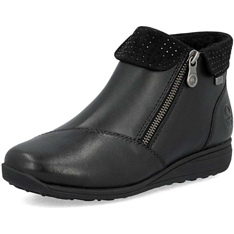 Dámska členková obuv RIEKER 47252-00 čierna W5 64797846