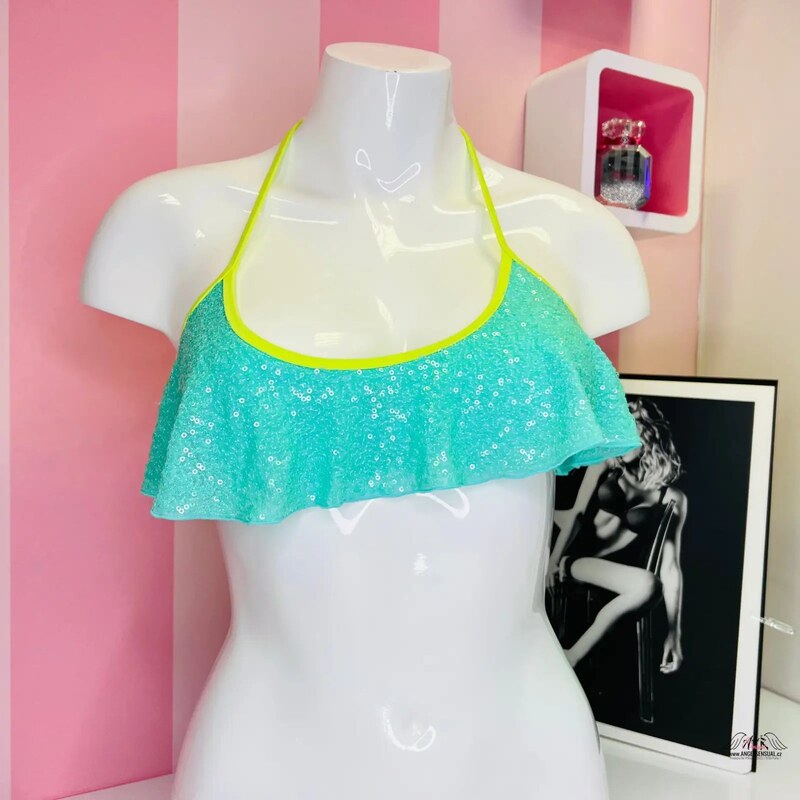 Victorias Secret Štýlové Plavky s Volánkami a Flitrami: Elegancia pre 46574356