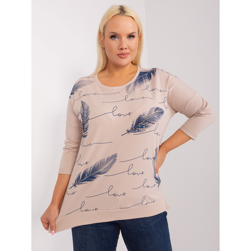 FPrice Blúzka RV BZ 9433.81 béžová 49800521