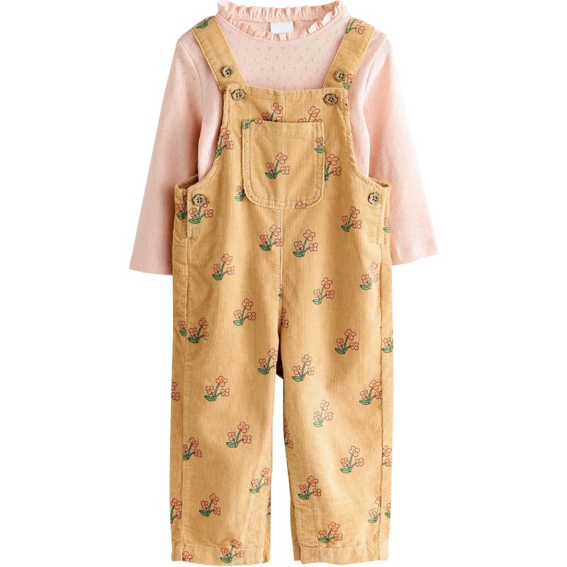 Next Set farba ťavej srsti / zelená / ružová 65884449