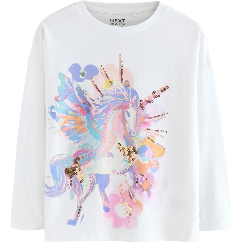 Next Tričko zmiešané farby / biela 65884866