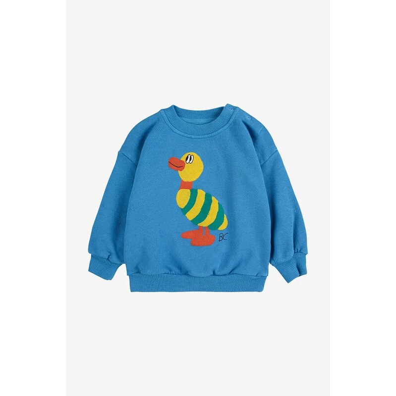 Bavlnená mikina pre bábätká Bobo Choses Striped Duck 64802699