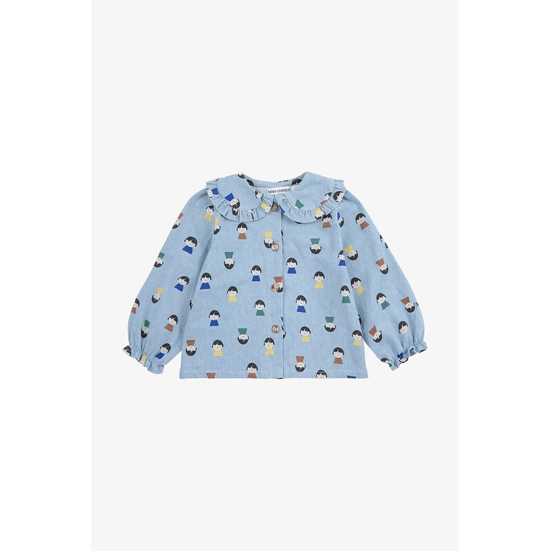 Bavlnená blúzka pre bábätká Bobo Choses Game Pawns 64802683