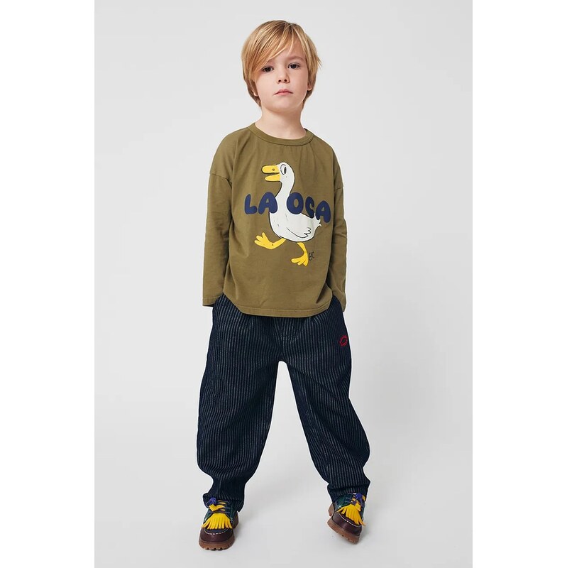 Detské bavlnené nohavice Bobo Choses Tic Tac Toe 64802778