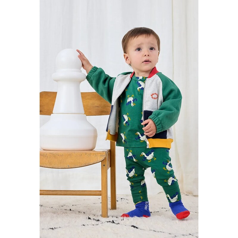 Bavlnená mikina pre bábätká Bobo Choses Tic Tac Toe 64802783