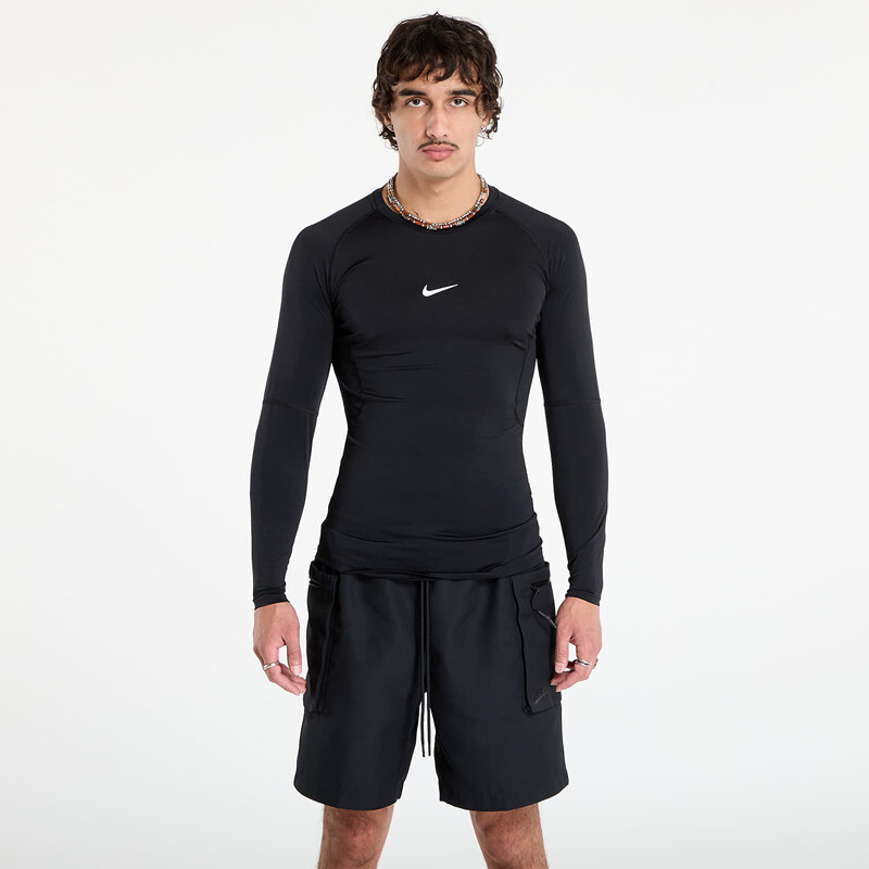 Tričko Nike Pro Mens Dri-FIT Tight Long-Sleeve Fitness Top Black/ 64810883