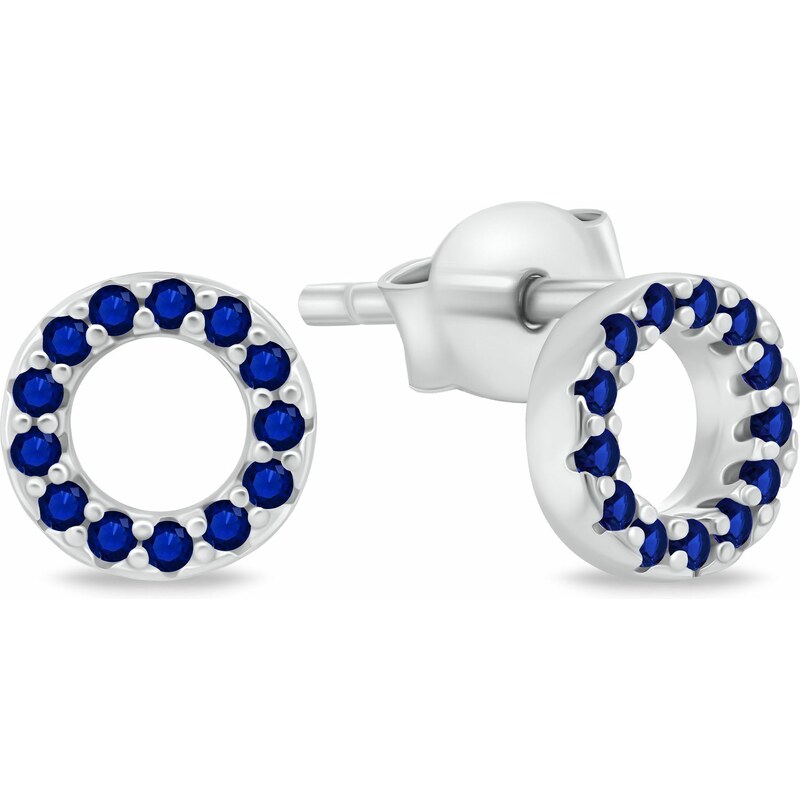 Brilio Silver Nadčasové strieborné náušnice kruhy EA102WB 66595509