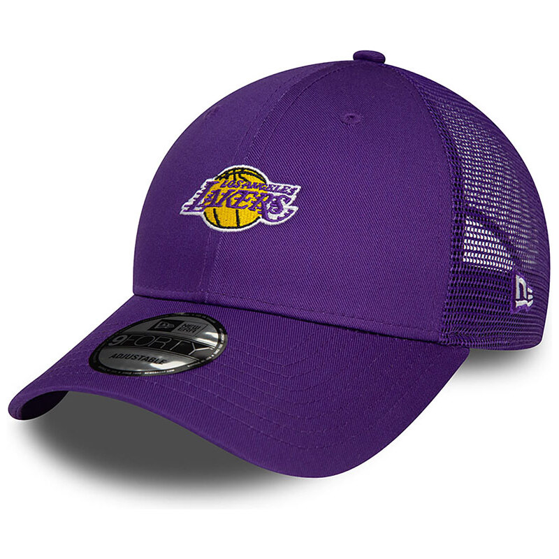 New Era LA Lakers Home Field Purple 9FORTY Trucker Cap 65398876