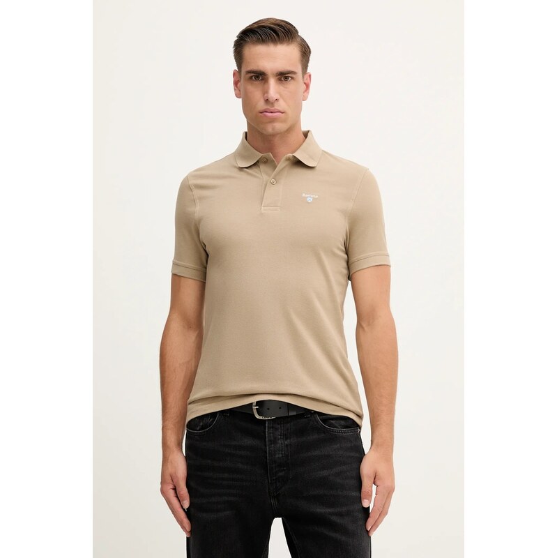 Bavlnené polo tričko Barbour ESSENTIALS 64733917
