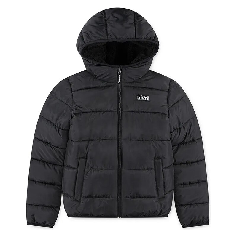 Detská bunda Levis SHERPA LINED MDWT PUFFER 64816145