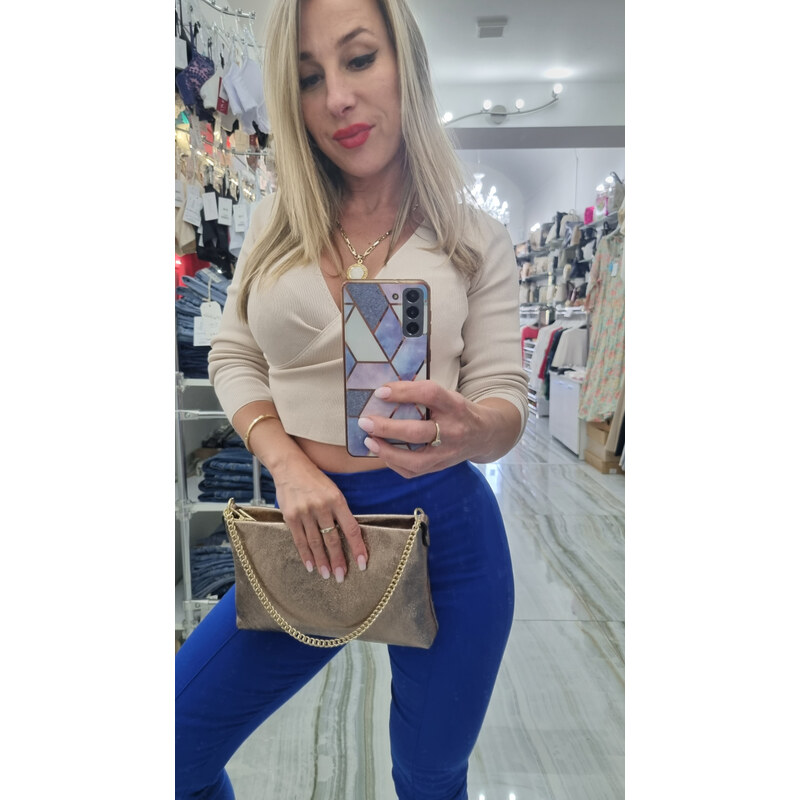 E-shop Katrins Fashion Štýlová Crossbody kabelka Vera Pelle