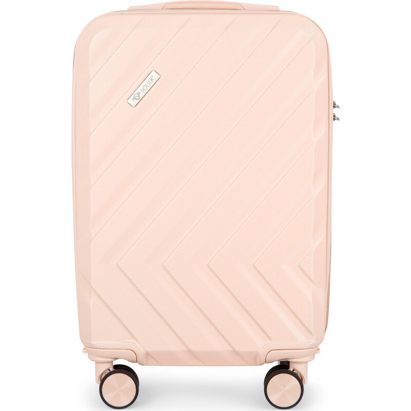 BASIC SOLIER béžový cestovný kufor KYOTO vel S STL1071 BEIGE 20 S) 55033073