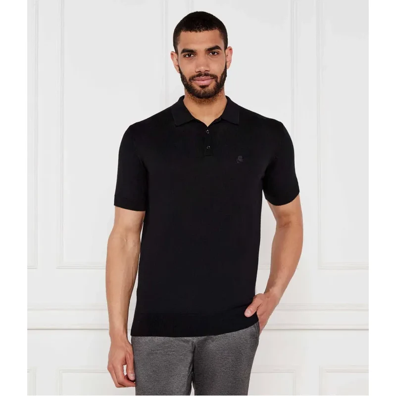 Karl Lagerfeld Vlnené polo tričko | Regular Fit 63691479
