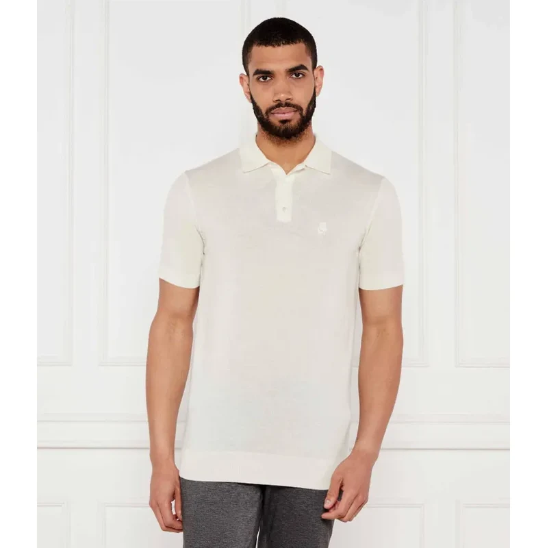 Karl Lagerfeld Vlnené polo tričko | Regular Fit 63691480
