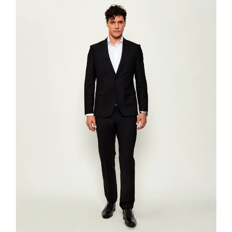 BOSS BLACK Vlnený oblek H-Huge-2Pcs-224 | Slim Fit 43427654