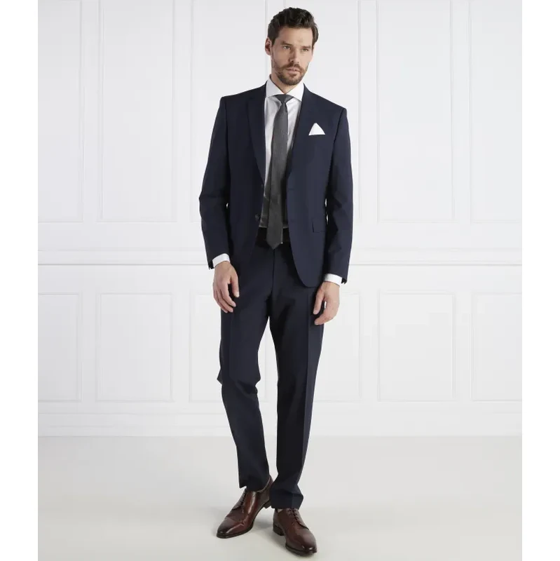BOSS BLACK Vlnený oblek H-Huge-2Pcs-224 | Slim Fit 43427686