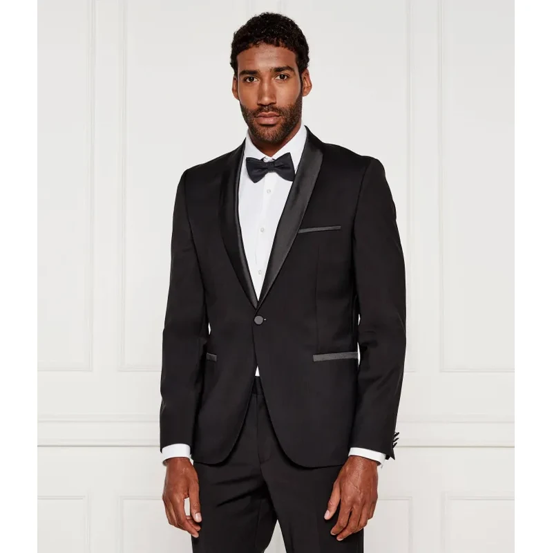 HUGO vlnená sako arti224e1x | slim fit 43427693