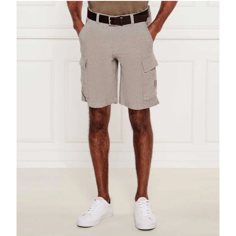 BOSS ORANGE Ľanové šortky Sisla-9-Cargo | Relaxed fit 63406318