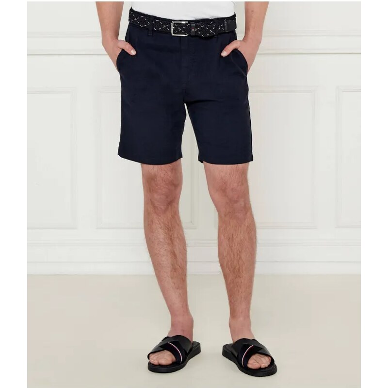 BOSS ORANGE Ľanové šortky DS-2-S | Tapered fit 63170754