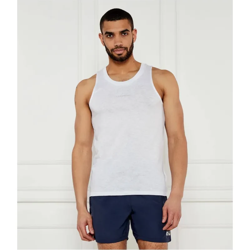 Calvin Klein Swimwear Tank top | Regular Fit | s prímesou ľanu 62870141