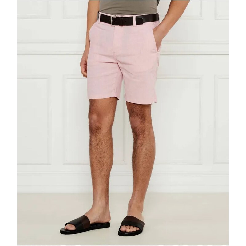 BOSS ORANGE Ľanové šortky DS-2-S | Tapered fit 62858364