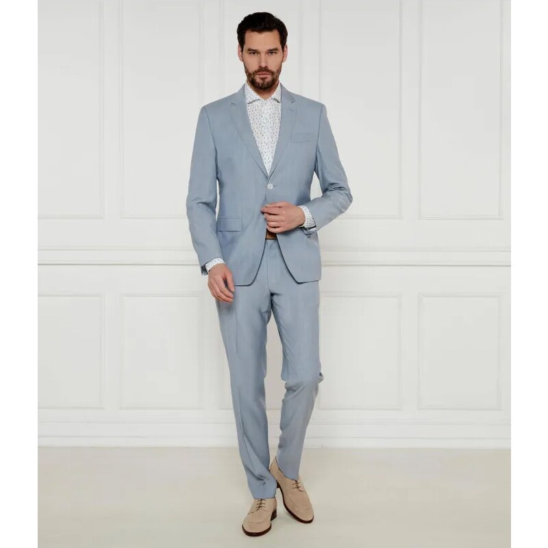 BOSS BLACK Vlnený oblek H-Huge-2Pcs-224 | Slim Fit 62684089