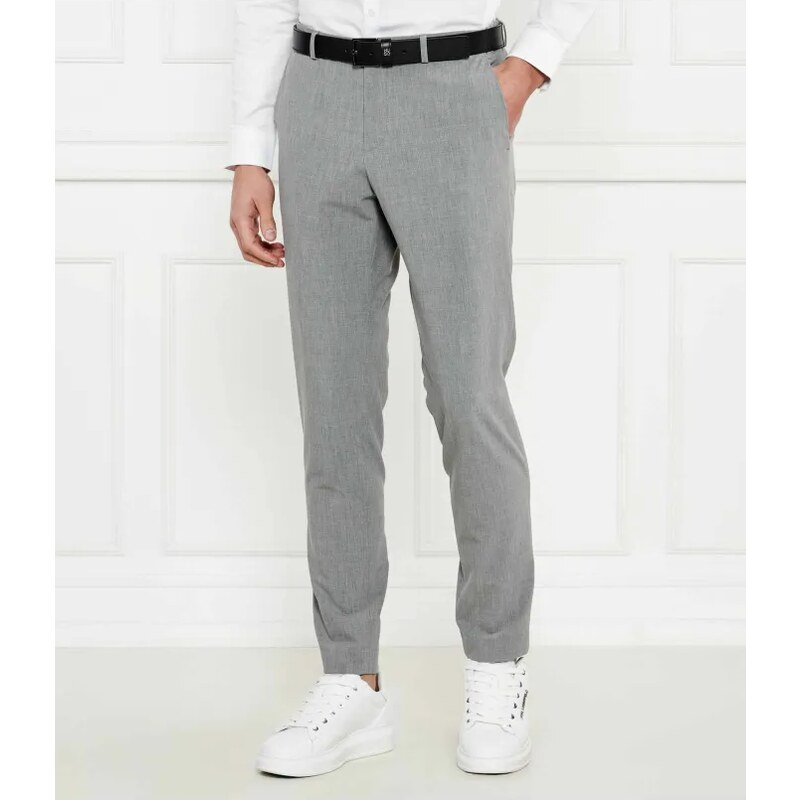 BOSS BLACK Nohavice P-Genius-CW-WG-251 | Slim Fit | s prímesou vlny 62517335