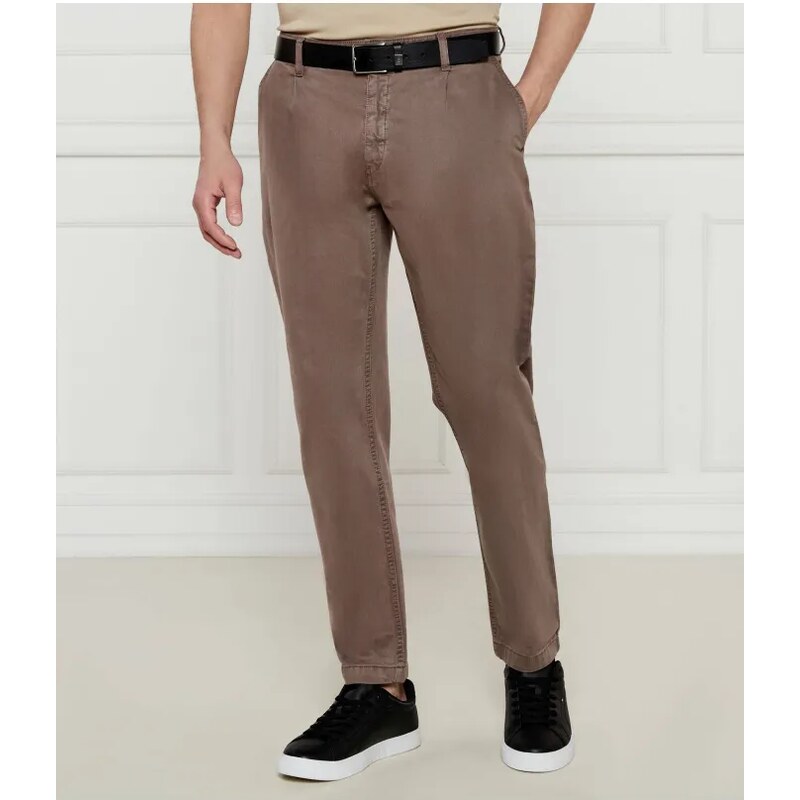 BOSS ORANGE Nohavice Chino-Pleated | Relaxed fit 62371433